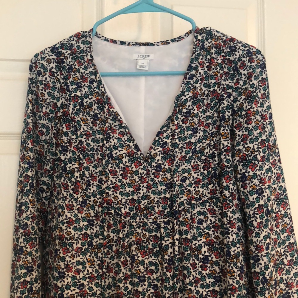 EUC JCrew floral babydoll dress